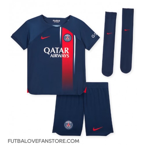 Paris Saint-Germain Lucas Hernandez #21 Domáci Detský futbalový dres 2023-24 Krátky Rukáv (+ trenírky)